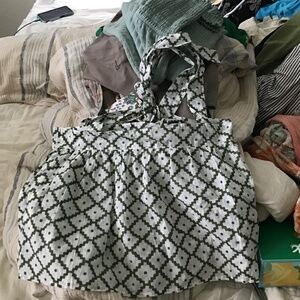 NWT SZ Blockprints Tie Strap Tank Top